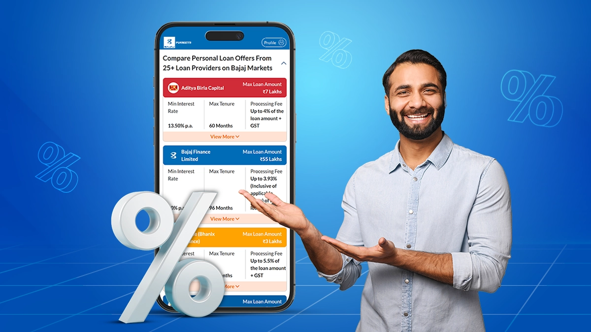 Compare Personal Loan Interest Rates on Bajaj Markets for the Best Deal