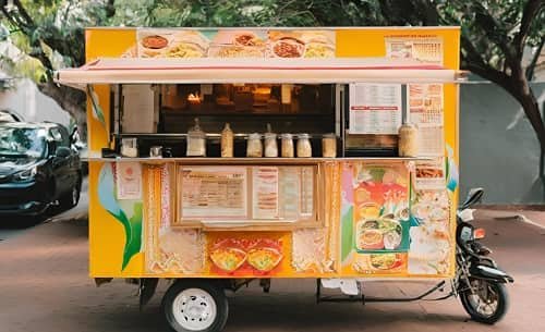 Street Food Stall or Fast Food Cart
